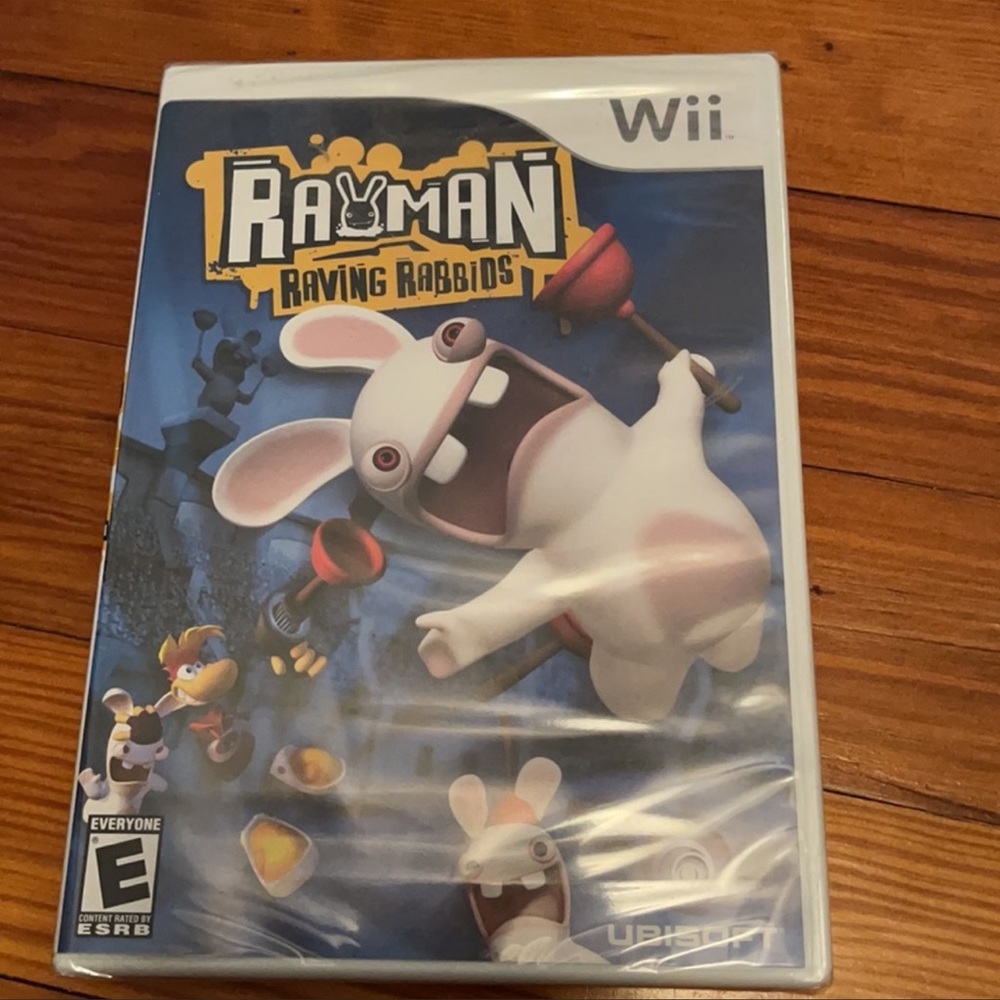 Wii Rayman Raving Rabbids Game NWT - Picture 6 of 6